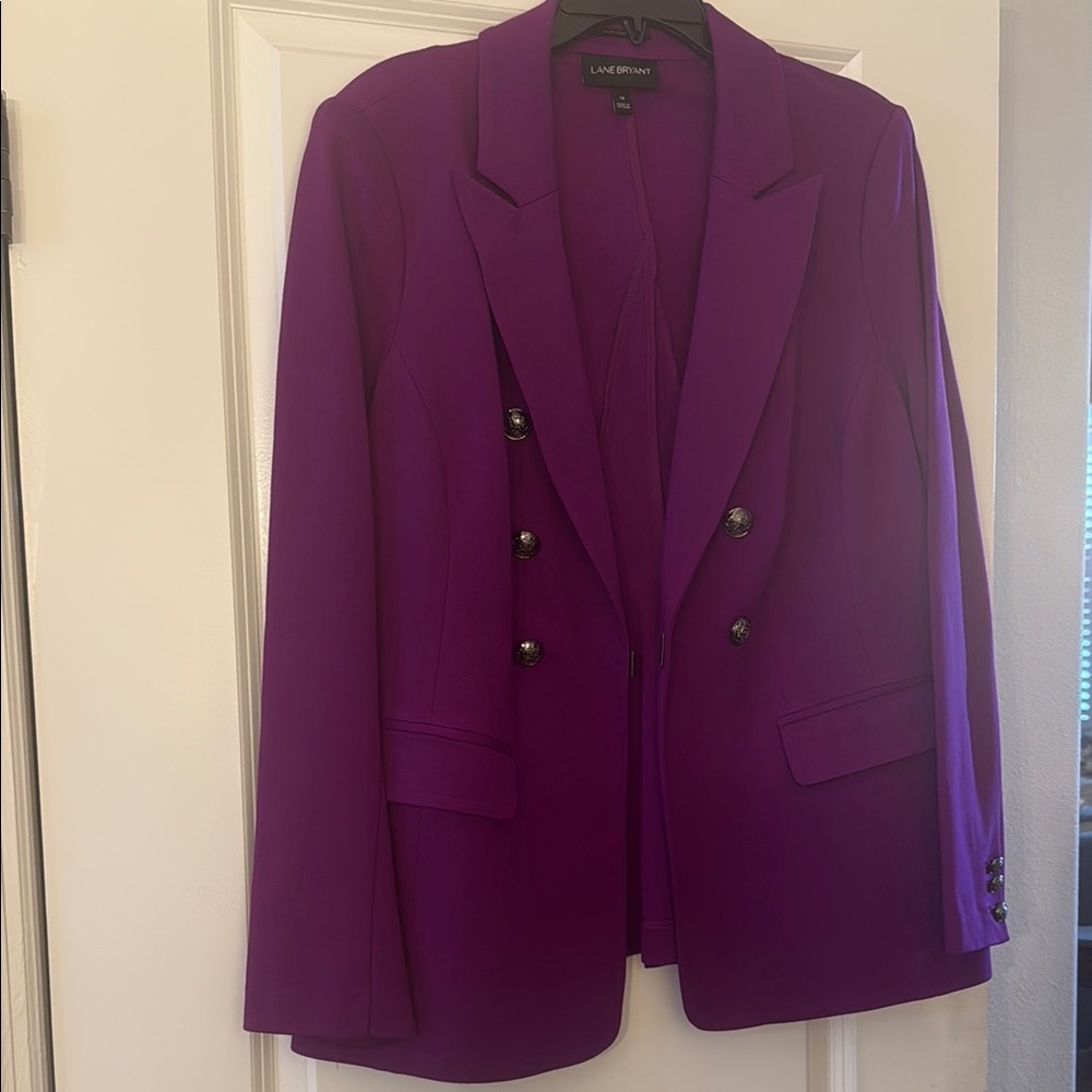 Lane Bryant Purple Blazer